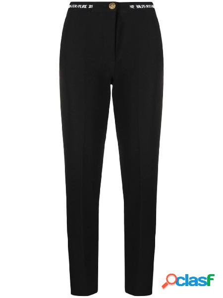 VERSACE JEANS COUTURE Pantaloni EASY con logo NERO