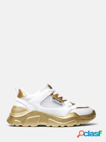 VERSACE JEANS COUTURE Sneakers SPEEDTRACK Bianco/Oro