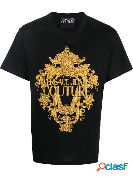 VERSACE JEANS COUTURE T-shirt 73up601 con Logo Baroque e