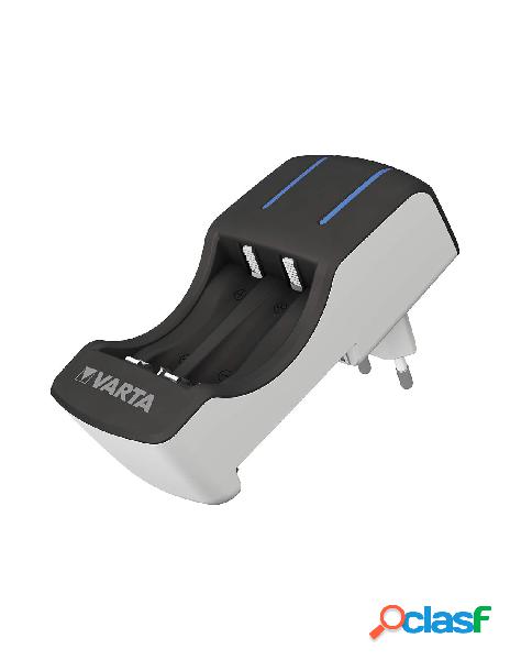 Varta - caricabatterie compatto a spina pocket charger per 2