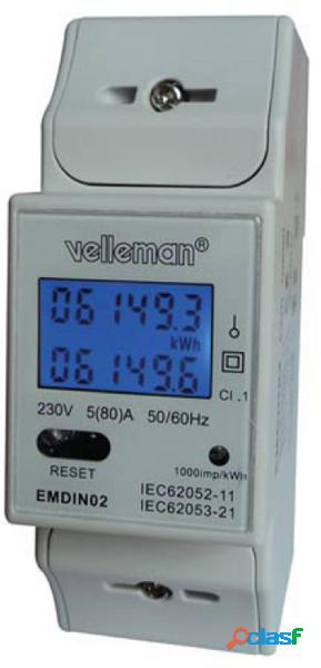 Velleman EMDIN02 Misuratore costi energetici