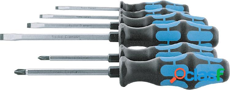 WERA - Set di 6 giraviti per officina per viti con intaglio
