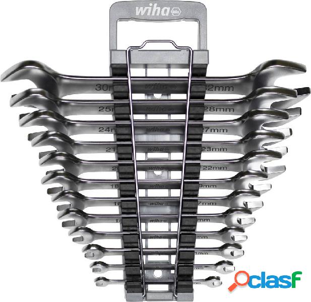 Wiha 44753 Kit chiavi a forchetta doppie 13 parti 7 - 32 mm