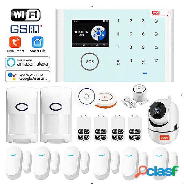 Wireless GSM Antifurto Kit sistema di allarme WiFi Tuya