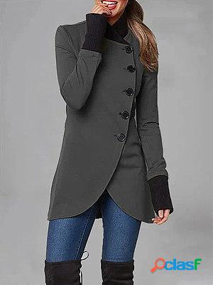 Women's Single Breasted Long Sleeve Jacket