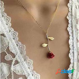 Women's necklace Outdoor Vintage Necklaces Rose