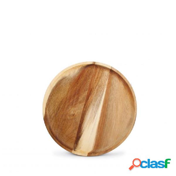 Wood & Food Piatto Rotondo 24 Cm Legno di Acacia