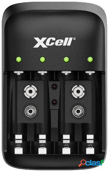 XCell BC-X500 Caricabatterie universale NiMH Blocco da 9 V,