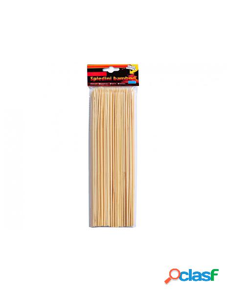 Zorei - 50 spiedini bamboo diametro 4mm lunga 35cm