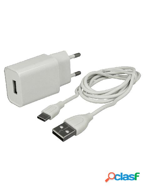 Zorei - caricabatterie con cavo usb c 5v 2a ricarica veloce