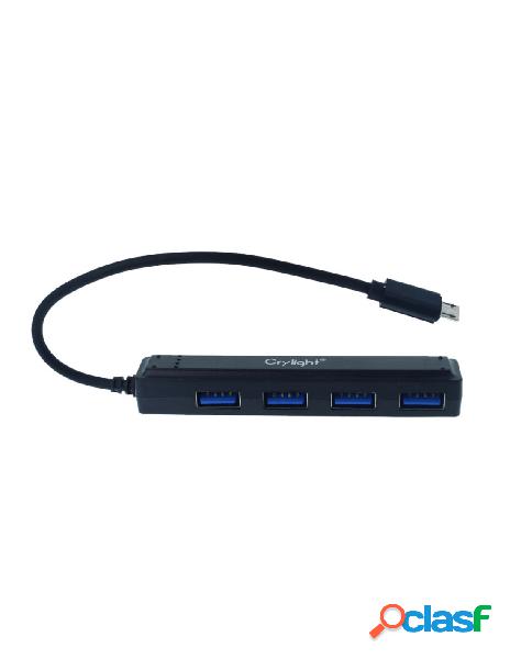 Zorei - hub usb 4 porte da micro usb cavo 15cm