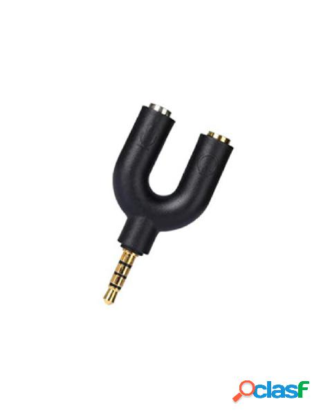 Zorei - sdoppiatore splitter audio 3.5mm cuffia microfono