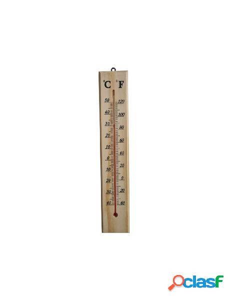 Zorei - termometro analogico ambiente in legno per esterno