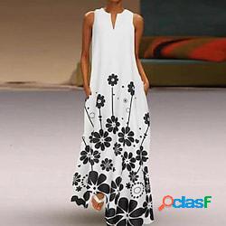 abito casual da donna abito swing abito lungo abito maxi