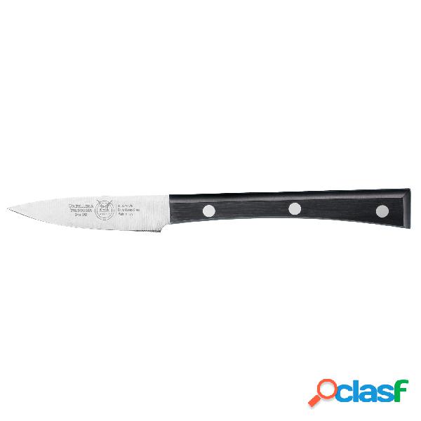 coltello cucina cm 8, colore nero, manico in resina