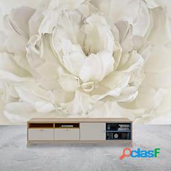 grandi fiori di peonia bianca 3d decorazione della casa