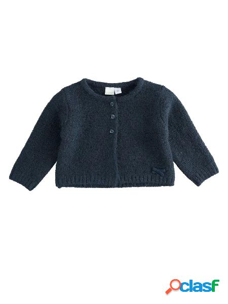 iDO Cardigan con fiocco Blu navy