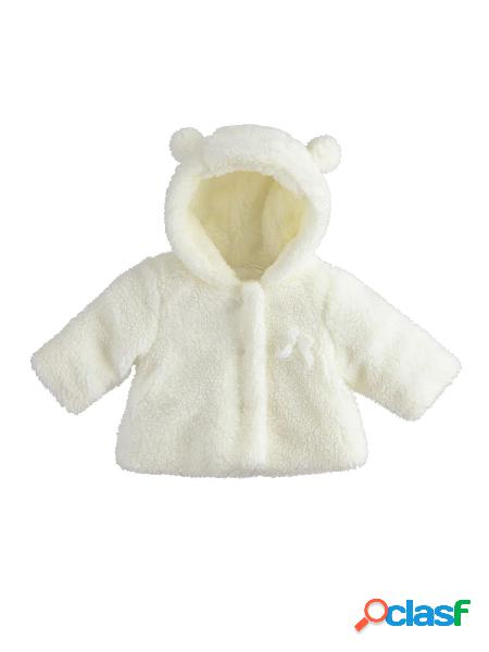 iDO Pelliccia eco teddy con orecchie Panna