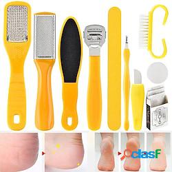 kit di strumenti per pedicure professionale 10 in 1 raspa