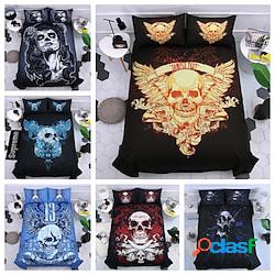 set biancheria da letto teschioset di biancheria da letto