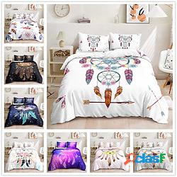 set copripiumino piuma dream catcher set biancheria da letto