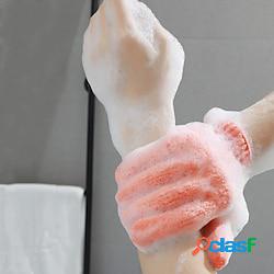 1 paio di guanti da bagno esfolianti doccia cura della pelle