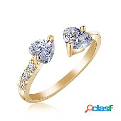 1 pc Anello Anelli midi For Per donna Zircone cubico Chiaro