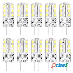 10 pz g4 bi-pin led lampadina 3 w 24 led smd 2835 lampadina