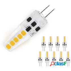 10 pz g4 lampadina led non dimmerabile ac220v g4 lampadina