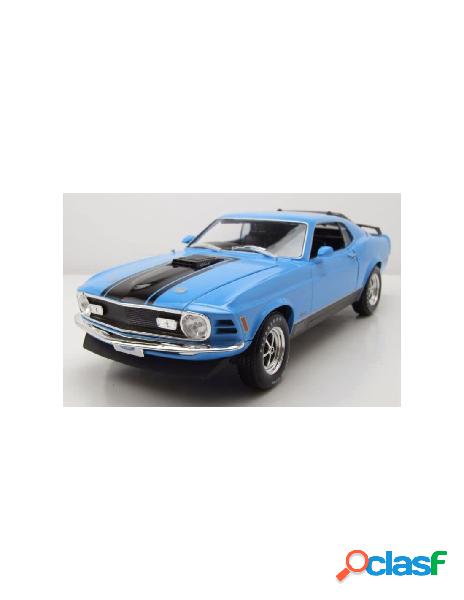 1/18 1970 ford mustang mach 1 blue
