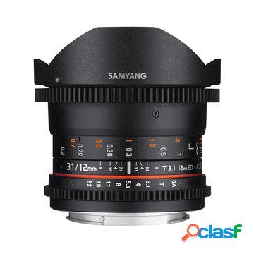 12mm t/3.1 vdslr fish-eye canon