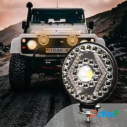 1pcs 45w luce drl faro spot fascio bianco 6000k per auto