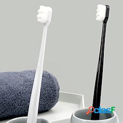2 pezzi spazzolino ultra fine spazzolino da denti in fibra