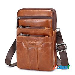 2018 nuovo mini marsupio in pelle da uomo in pelle marsupio
