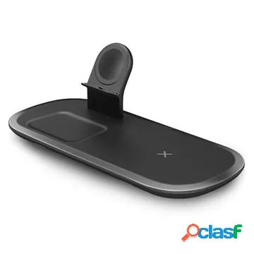 3-in-1 Fast Charging Station for iPhone, Apple Watch,