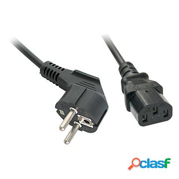 30336 cavo di alimentazione nero 3 m cee7/7 accoppiatore c13