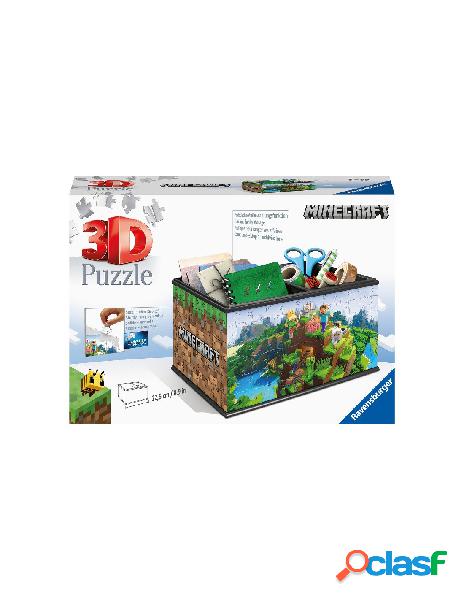 3d puzzle storage box - minecraft
