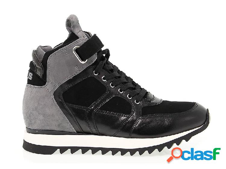 4US CESARE PACIOTTI HI TOP SNEAKERS DONNA 4USFD9 CAMOSCIO