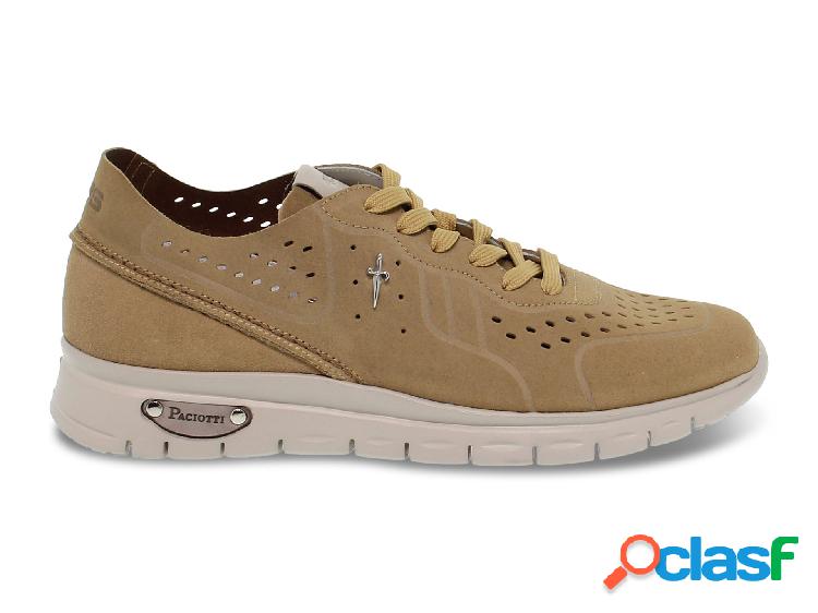 4US CESARE PACIOTTI SNEAKERS UOMO 4USWU2S PELLE BEIGE