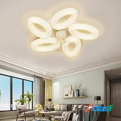 5-Light 60 cm Oscurabile Plafoniere Metallo Acrilico Moderno