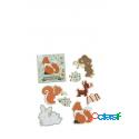 5 Mini Puzzle A Little Lovely Company Amici della foresta