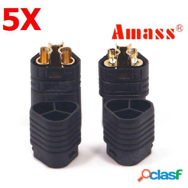 5 paia Amass MT60 Tappo a tre fori Connettore Maschio e