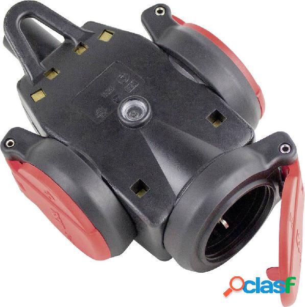 AS Schwabe 62244 Presa di sicurezza 230 V Rosso Nero IP54