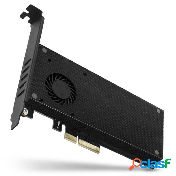AXAGON AXAGON PCEM2-DC PCIe-3.0-x4-Adapter, 1x M.2-NVMe, 1x