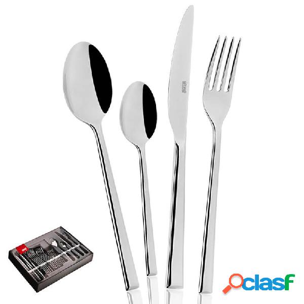 Abert Dinamica Set Posate 24 Pezzi in Acciaio Inox Con