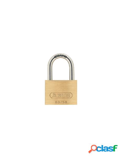 Abus - lucchetto abus a32146 serie 60 ottone spazzolato