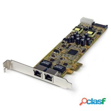 Adattatore pcie ethernet gigabit pci express a due porte -