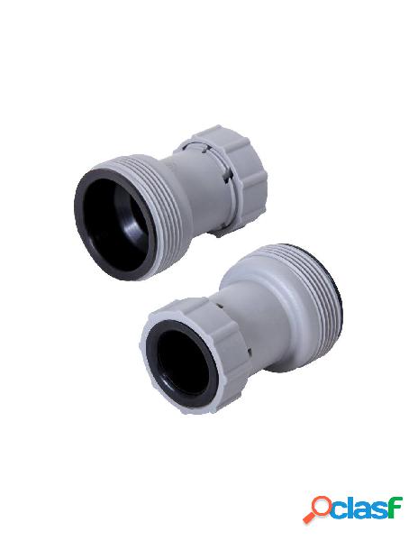 Adattatore per tubo, connette tubi da 3,8 cm a valvole