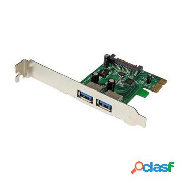 Adattatore scheda superspeed 2x usb 3.0
