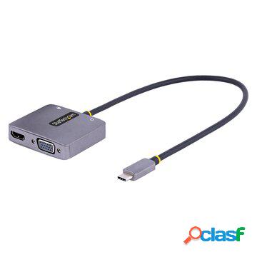 Adattatore usb-c a vga/hdmi, adattatore multiporta usb